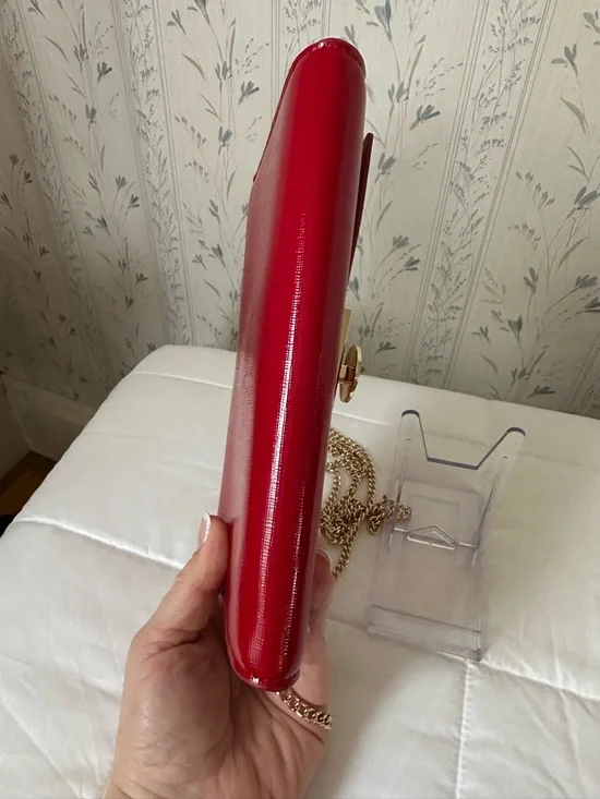 Ted Baker Red Clutch Crossbody - Picture 7 of 13